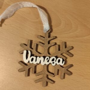 Adorno Copo de nieve personalizado